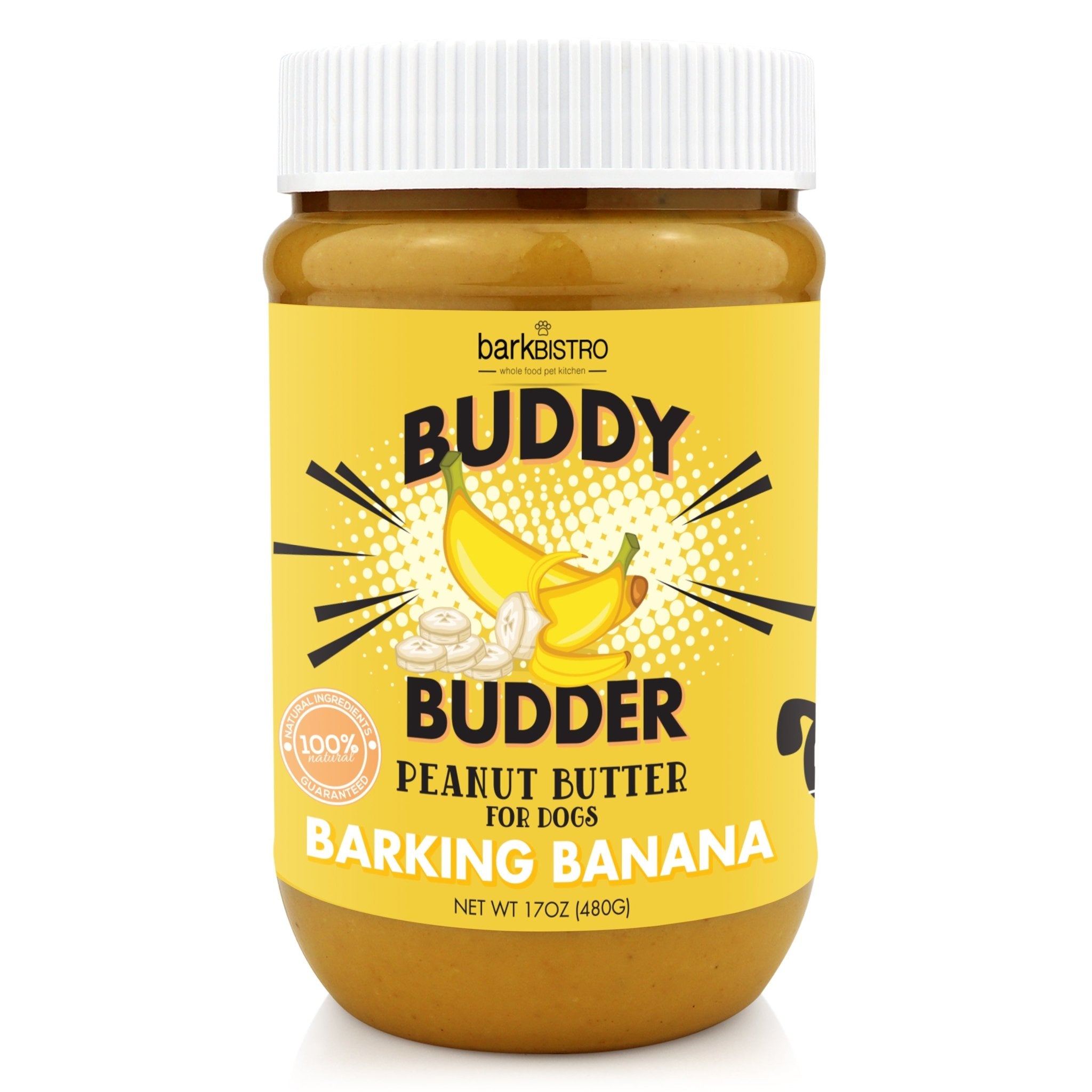 Butter Banana Dog Frozen Peanut Butter For Dogs Barkin' Banana