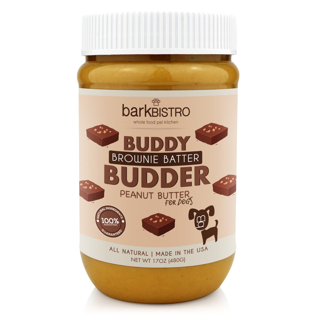 Brownie Batter Buddy Budder - 100% All Natural Dog Peanut Butter, Made in USA - Bark Bistro