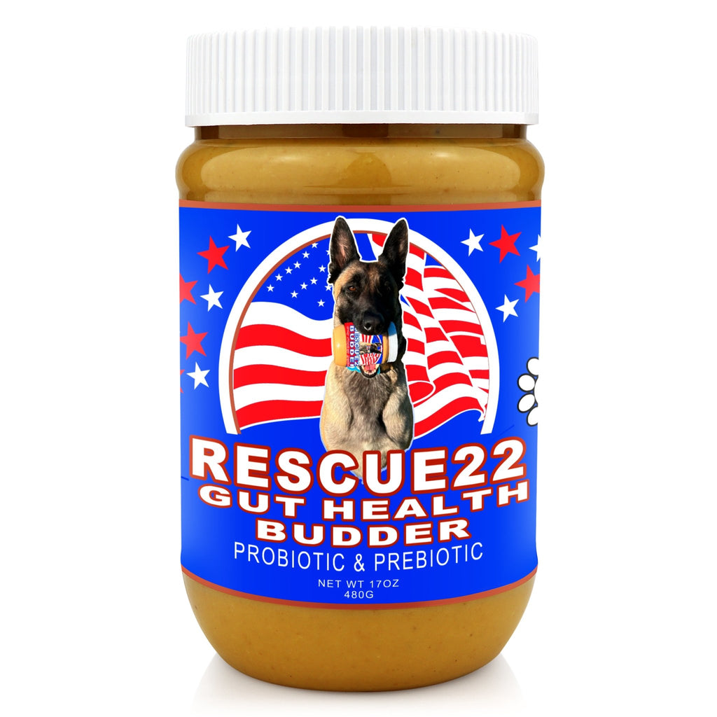 RESCUE 22 PROBIOTIC BUDDY BUDDER - $5 every jar goes to RESCUE 22!! MADE IN USA 17oz - Bark Bistro