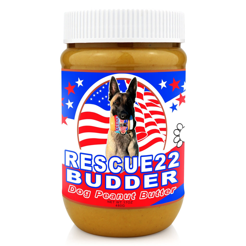RESCUE 22 RAW BUDDY BUDDER - $5 every jar goes to RESCUE 22!!! MADE IN USA 17oz - Bark Bistro